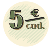 5€ cada persona